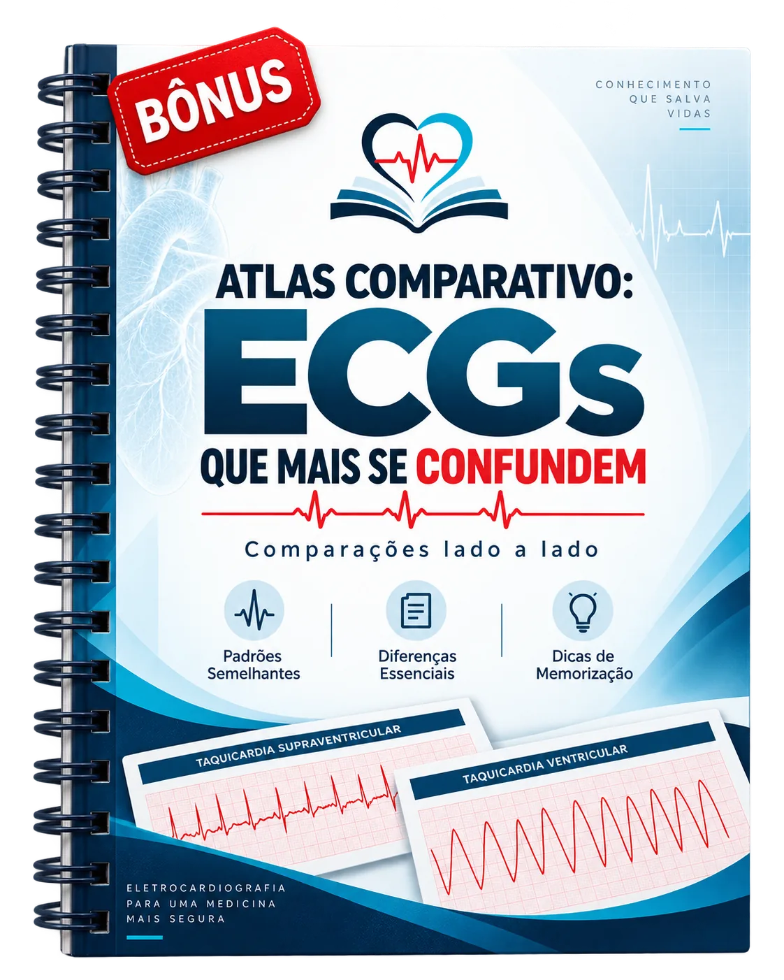 Capa do Bônus 2 — Atlas Comparativo: ECGs Que Mais Se Confundem