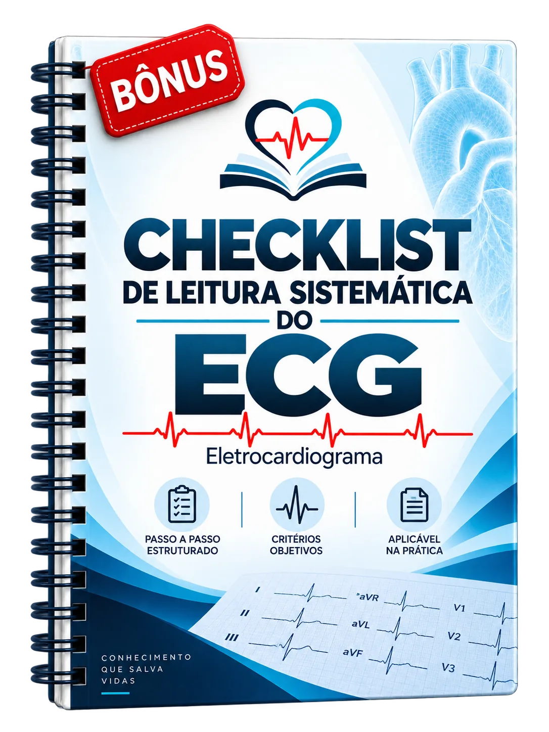 Capa do Bônus 3 — Checklist de Leitura Sistemática do ECG